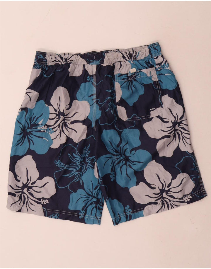 Marks & Spencer Herren Blue Harbour Badeshorts Mittel Marineblau mit Blumenmuster