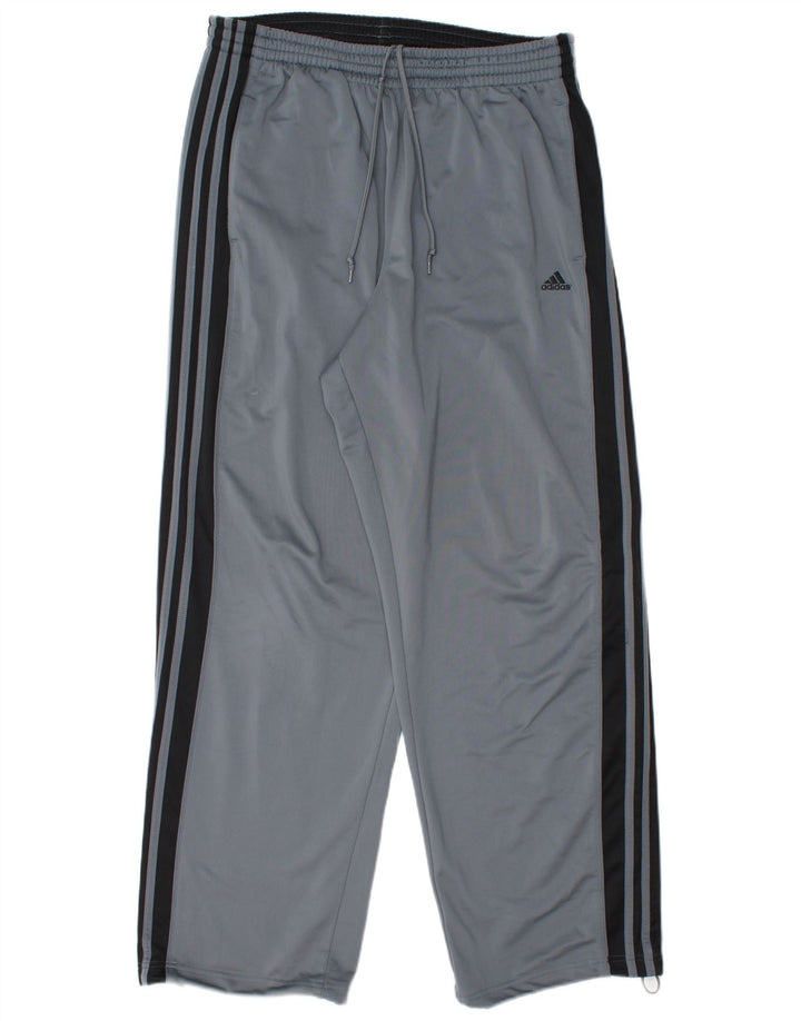ADIDAS Herren-Trainingshose, groß, Grau, Farbblock