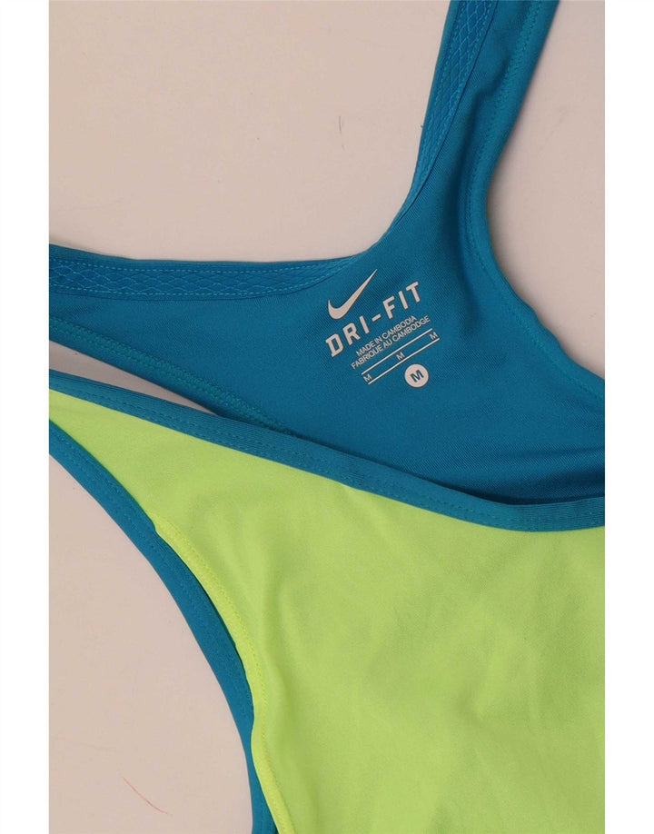 Nike Damen Dri Fit Weste Top UK 12 Mittelblau