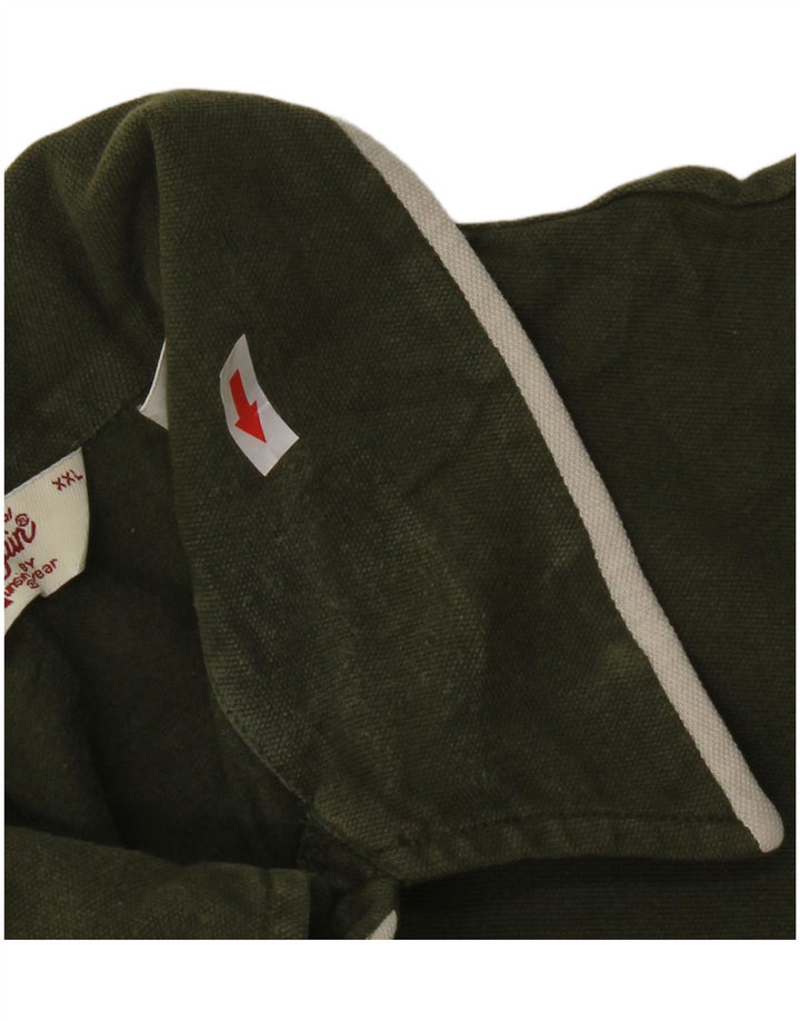 Penguin Herren Poloshirt 2XL Grüne Baumwolle