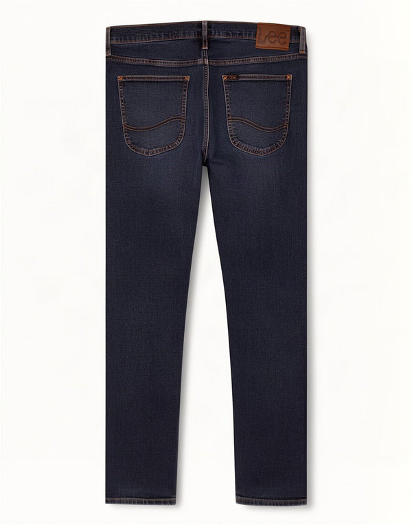 Lee Mens Slim Tapered Jeans W34 L32 Navy Blue Cotton