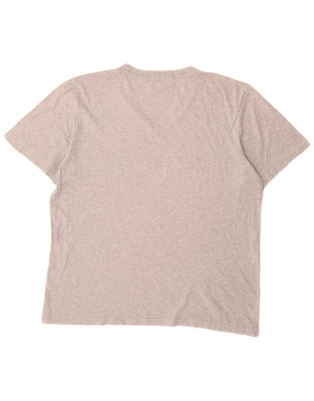 Benetton Herren T-Shirt Top Mittelgrau meliert