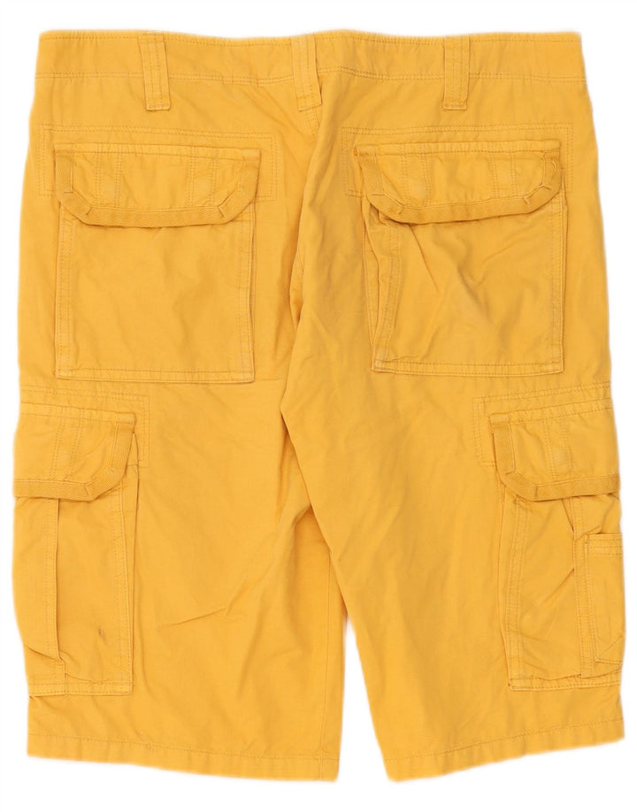 Rifle Mens Cargo Shorts W33 Mittelgelbe Baumwolle