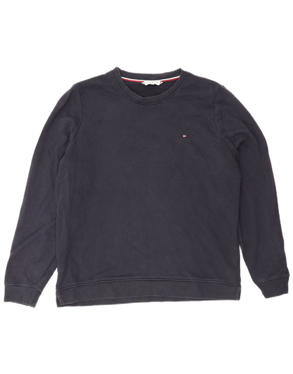 Tommy Hilfiger Herren Sweatshirt Pullover XL Marineblau Baumwolle