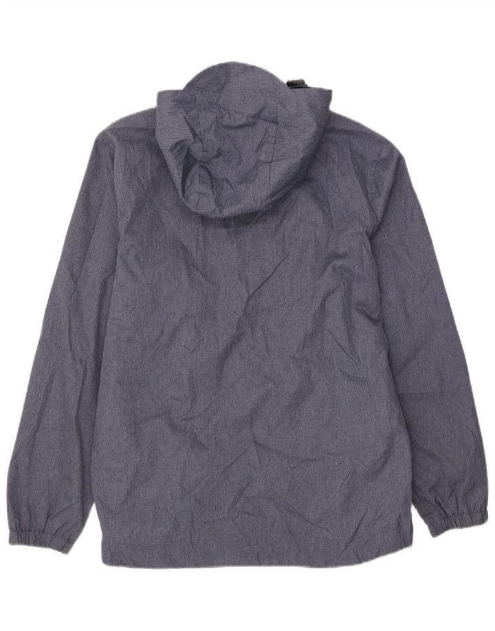 Lyle & Scott Herren-Regenjacke mit Kapuze, UK 38, Mittelblau, Polyester