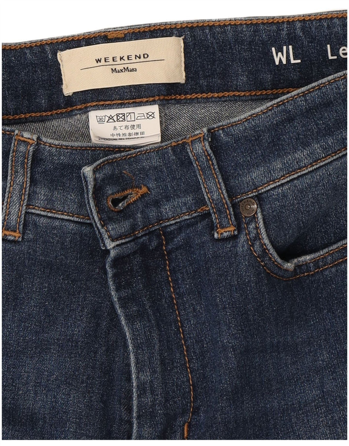 Max Mara Damen Weekend Slim Jeans W30 L31 Marineblau