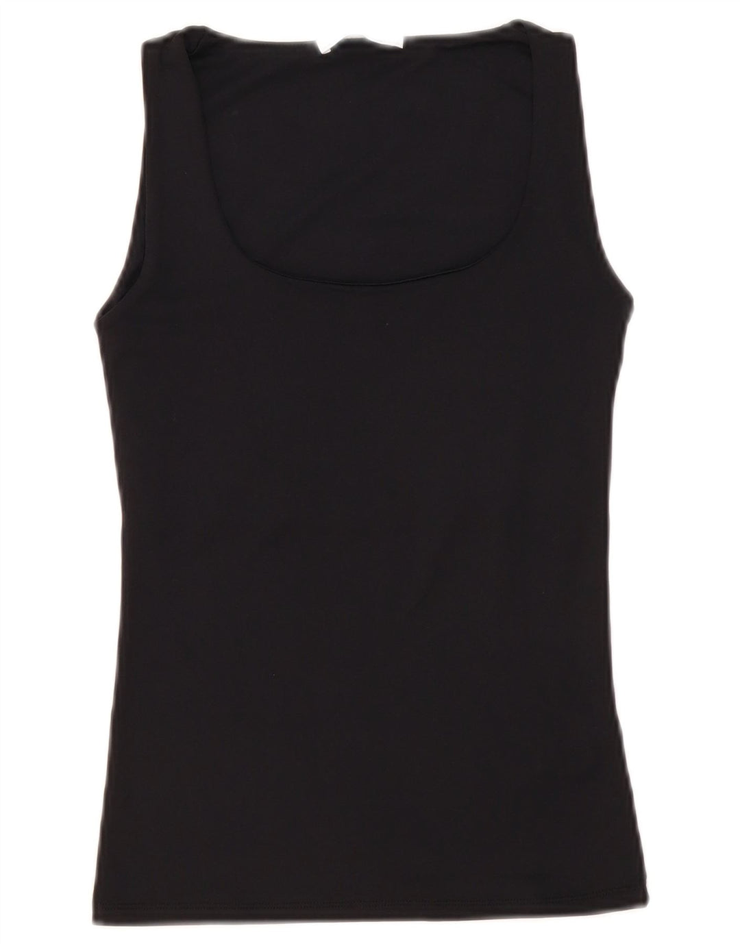 Zara Damen Weste Top UK 8 Small Schwarz Polyamid