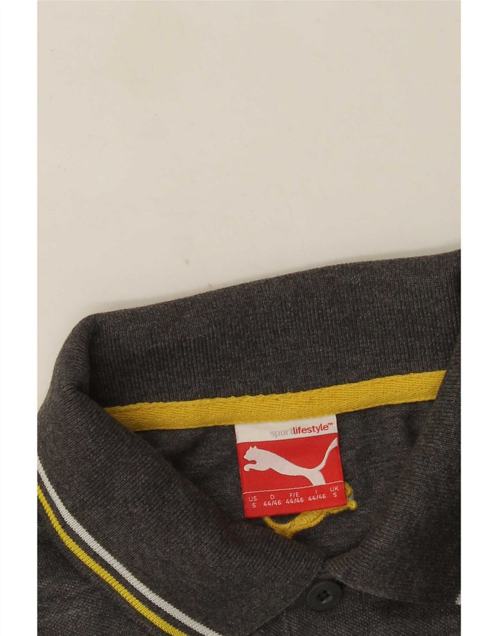Puma Herren Poloshirt Small Grau meliert