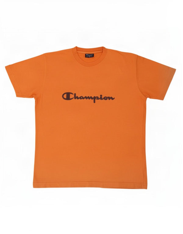 Champion T-Shirt mit Grafik für Jungen, 13–14 Jahre, XL, Orange, Baumwolle