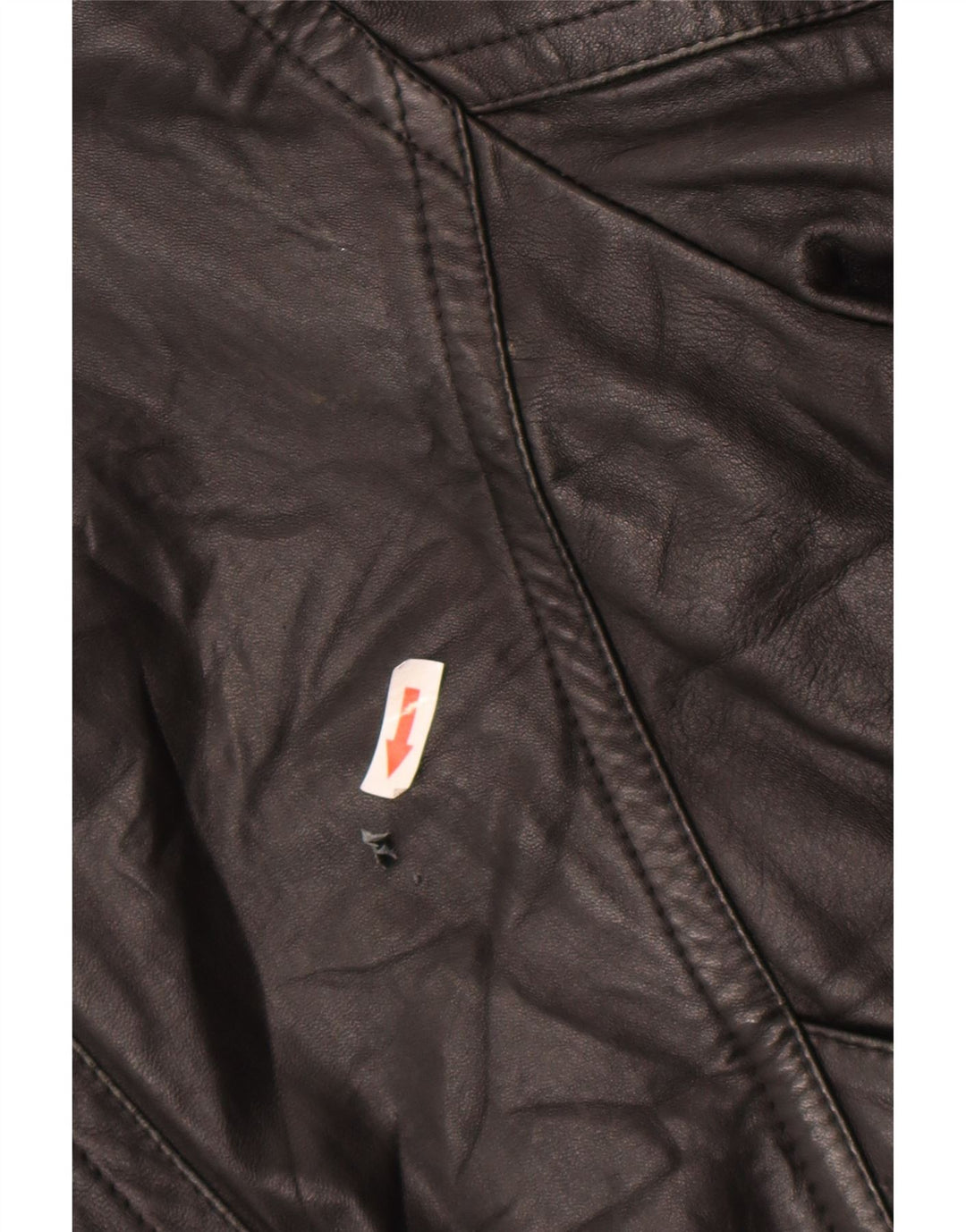 Vintage Herren Lederjacke UK 42 XL Schwarzes Leder