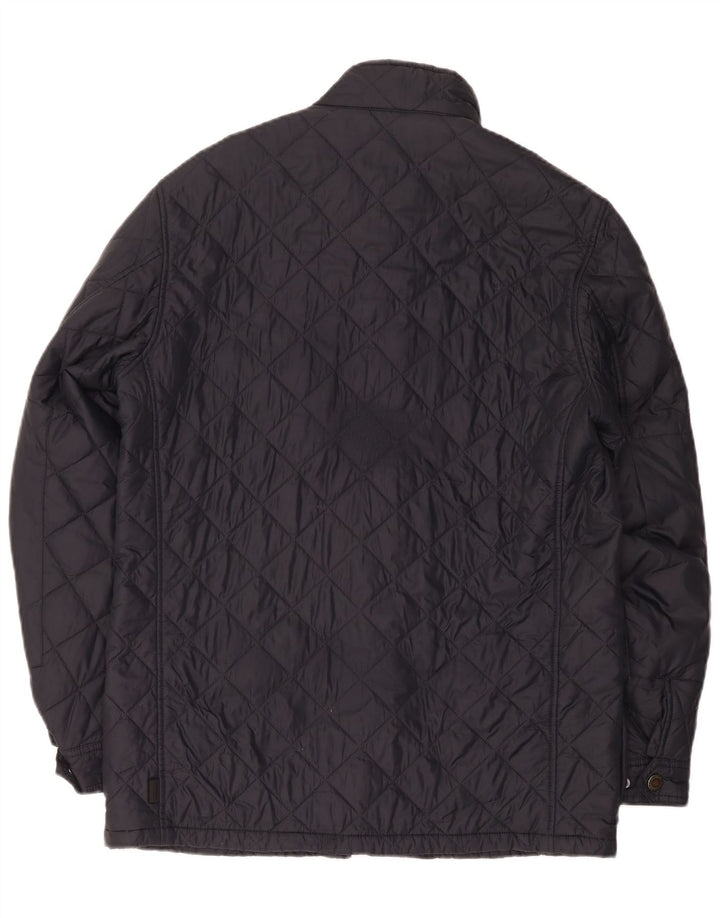 Barbour Herren Steppjacke UK 40 Large Marineblau Polyamid