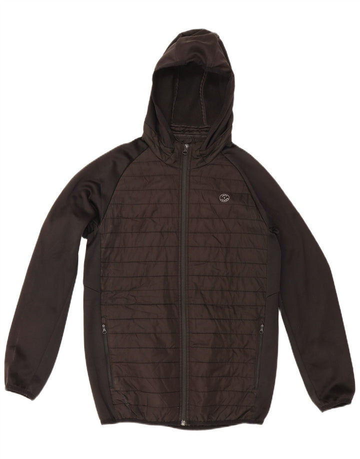 Jack & Jones Bomberjacke mit Kapuze für Jungen, 13–14 Jahre, Schwarz