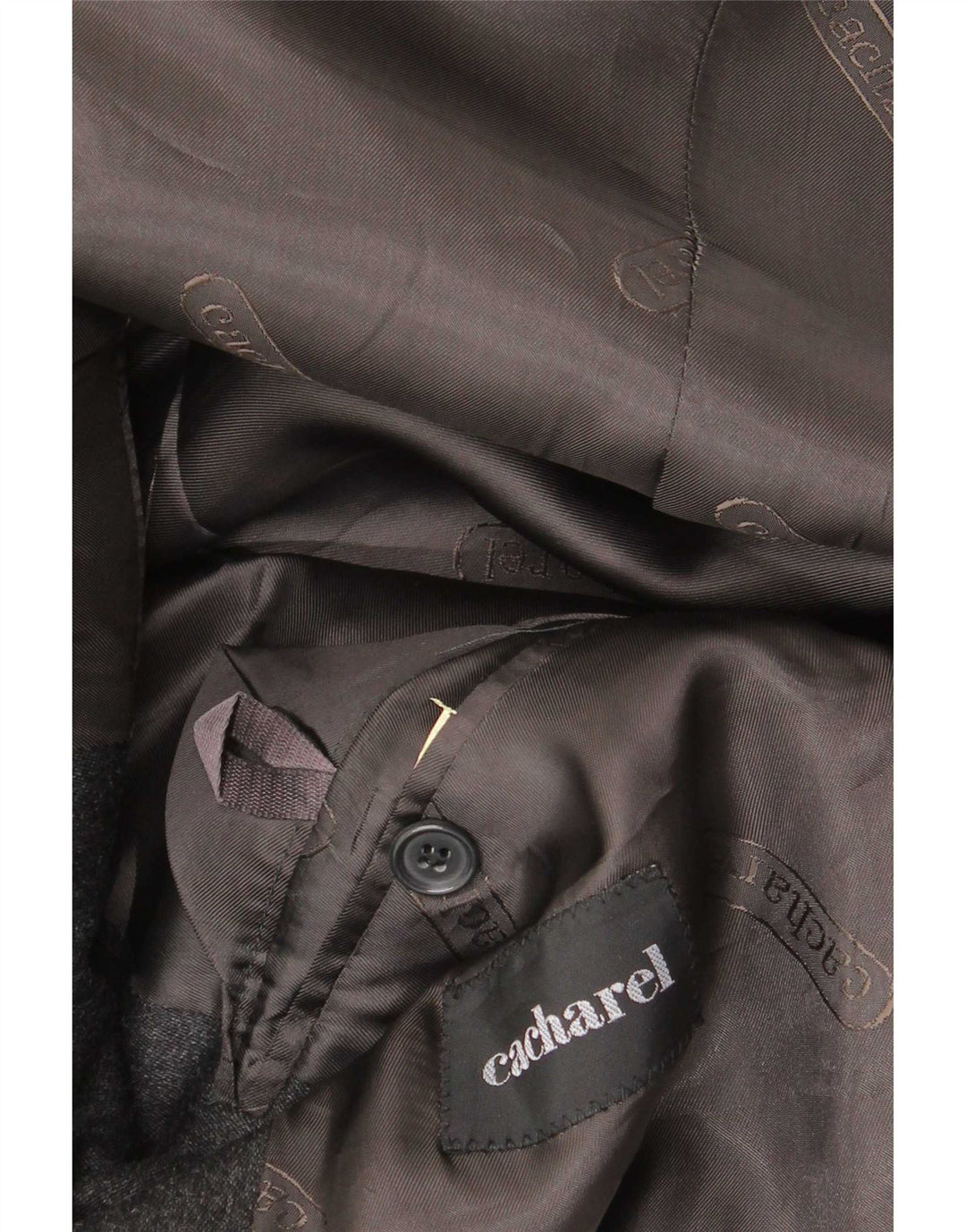 Cacharel Herren-Blazer mit 3 Knöpfen, Gr. 40, Größe L, Grau, Klassisch