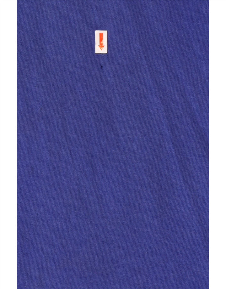 ADIDAS Mens T-Shirt Top Small Blue Cotton Vintage Adidas and Second-Hand Adidas from Messina Hembry 