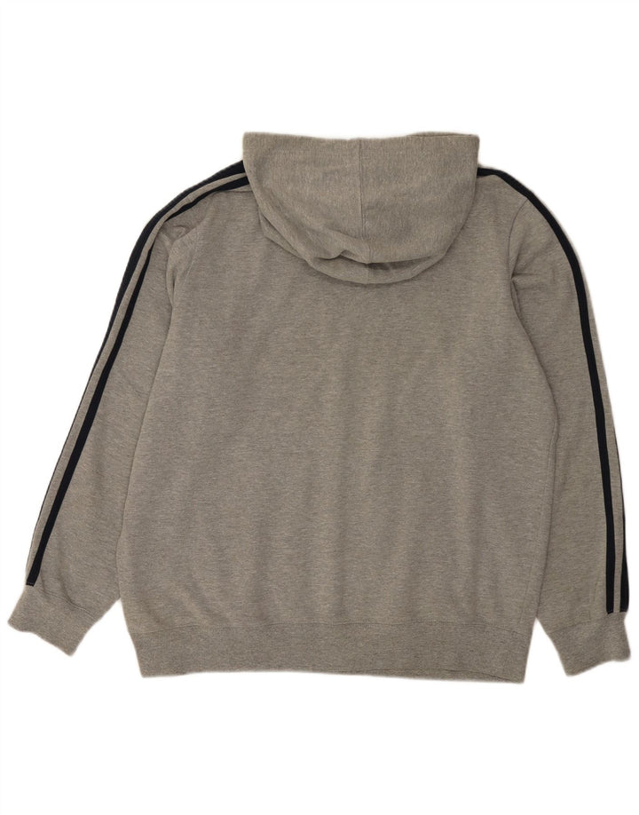 Starter Herren-Kapuzenpullover aus mittelgrauer Baumwolle