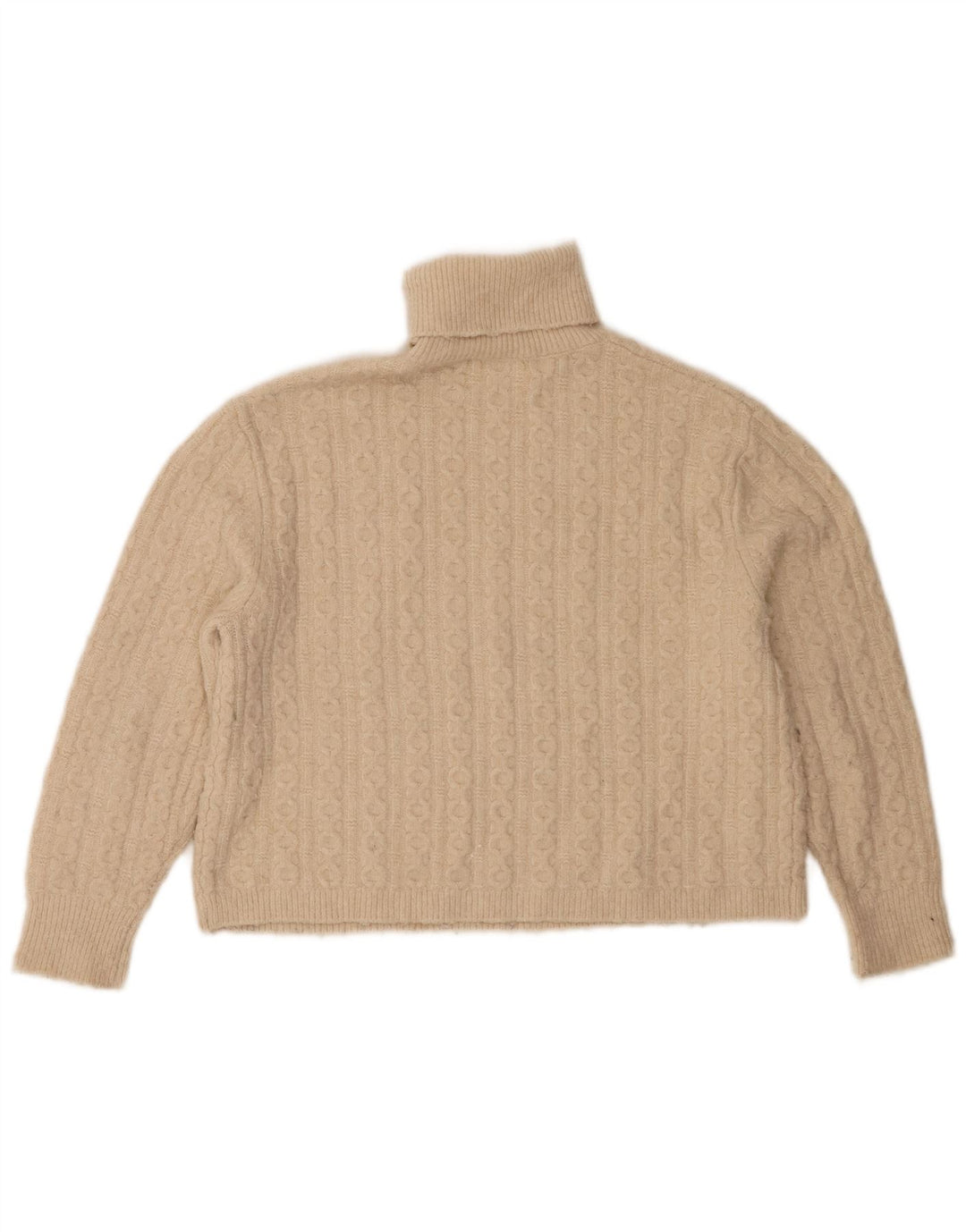 Zara Rollkragenpullover für Mädchen, 11–12 Jahre, beige, Polyester