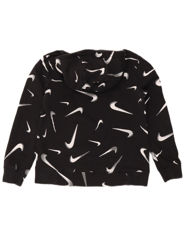 Nike Jungen Graphic Standard Fit Hoodie Pullover 12–13 Jahre große schwarze Baumwolle