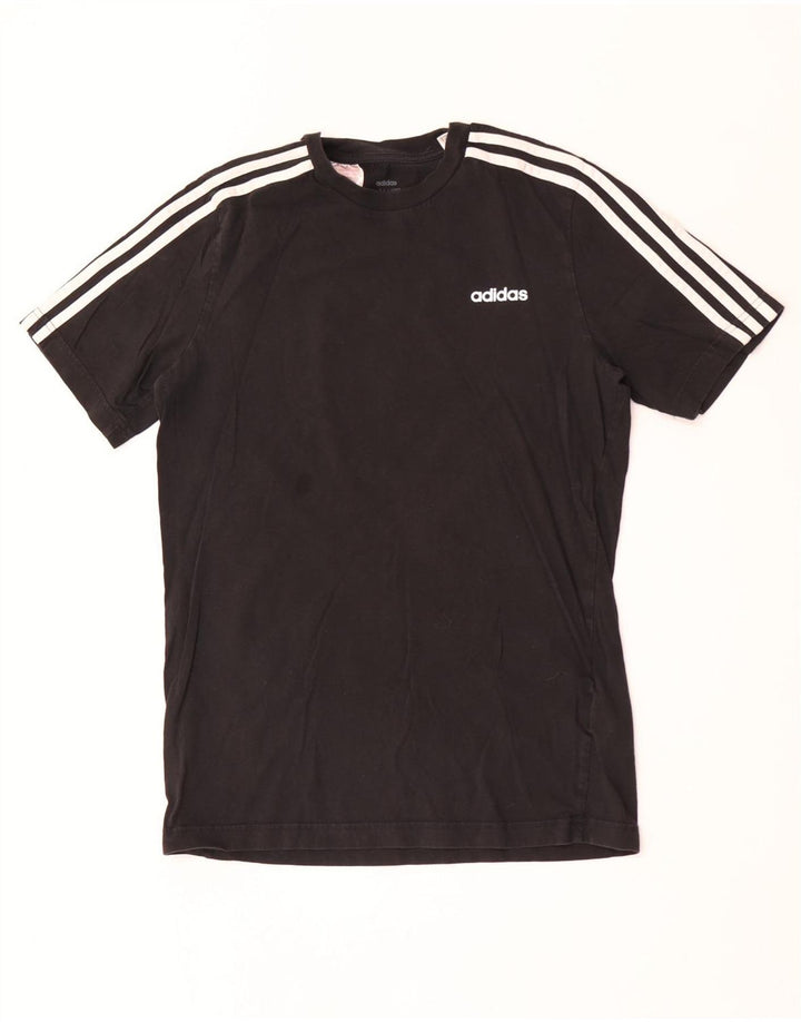 Adidas T-Shirt für Jungen, 15–16 Jahre, schwarze Baumwolle