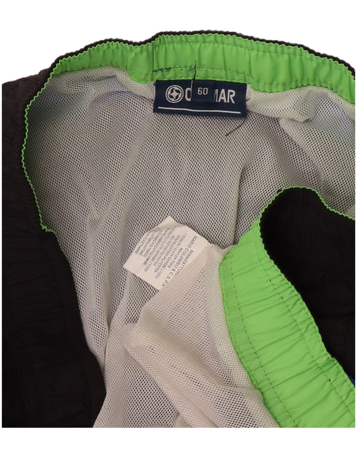 Colmar Herren-Badeshorts mit Grafik, IT 60, 2XL, schwarzes Farbblock-Polyester