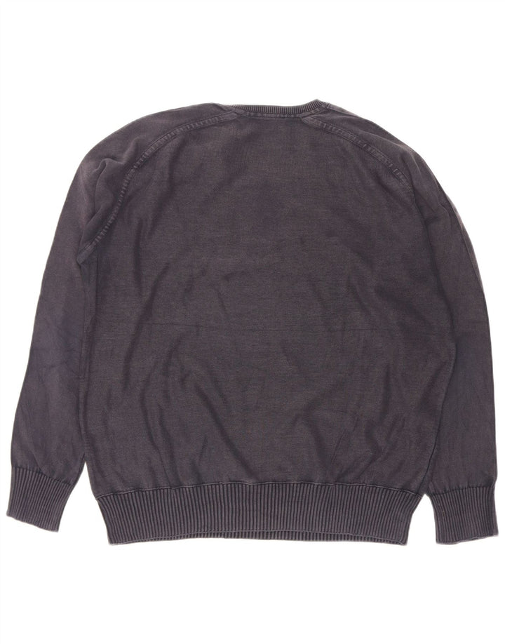 Napapijri Herren-Pullover mit Rundhalsausschnitt, XL, Marineblau