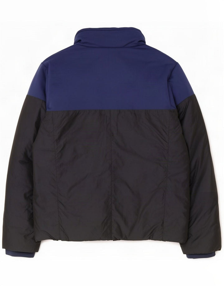 Armani Herren Wattierte Jacke IT 54 2XL Marineblau Farbblock
