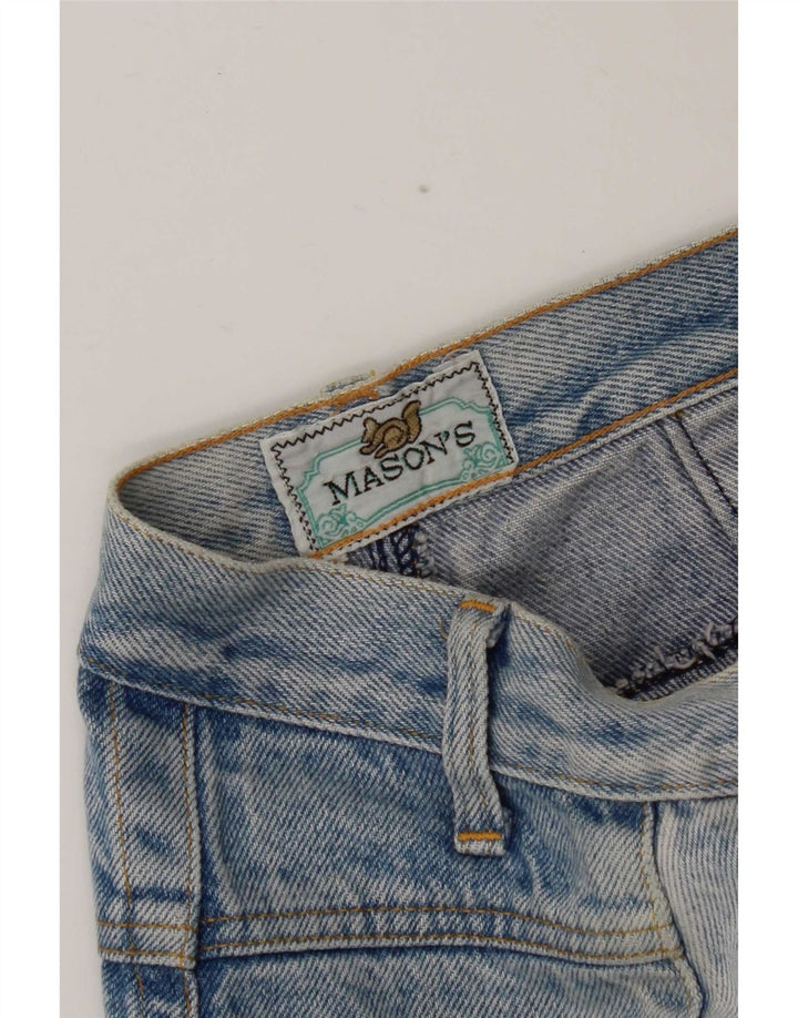 Mason's Damen-Jeansrock W28 Mittelblau