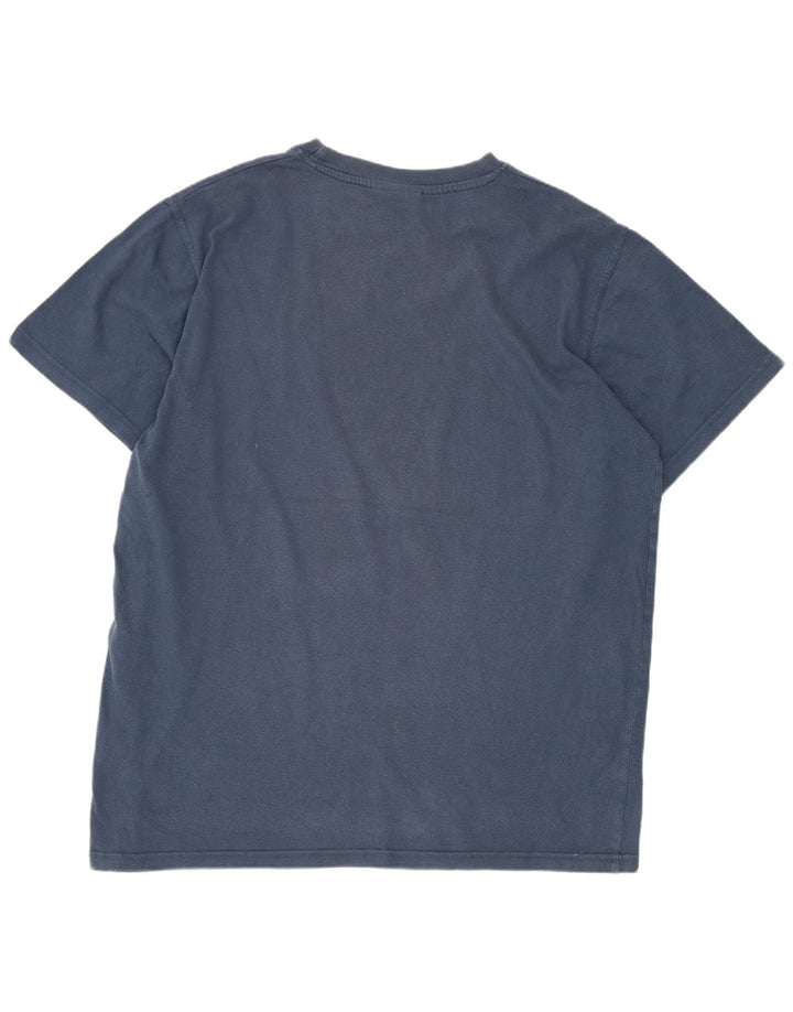 Weird Fish Herren-T-Shirt mit Grafik, Größe L, aus blauer Baumwolle