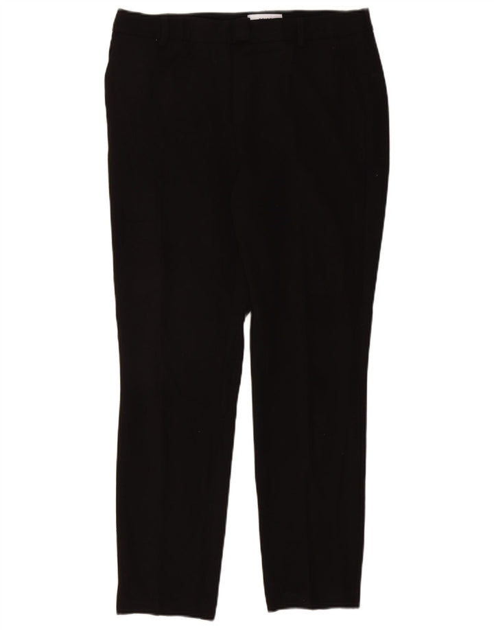 REISS Damen Slim Chinohose UK 12 Medium W32 L28 Schwarz Polyester