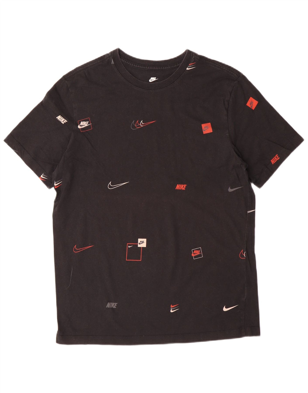 NIKE Herren-T-Shirt mit Grafik, mittelgroß, Schwarz
