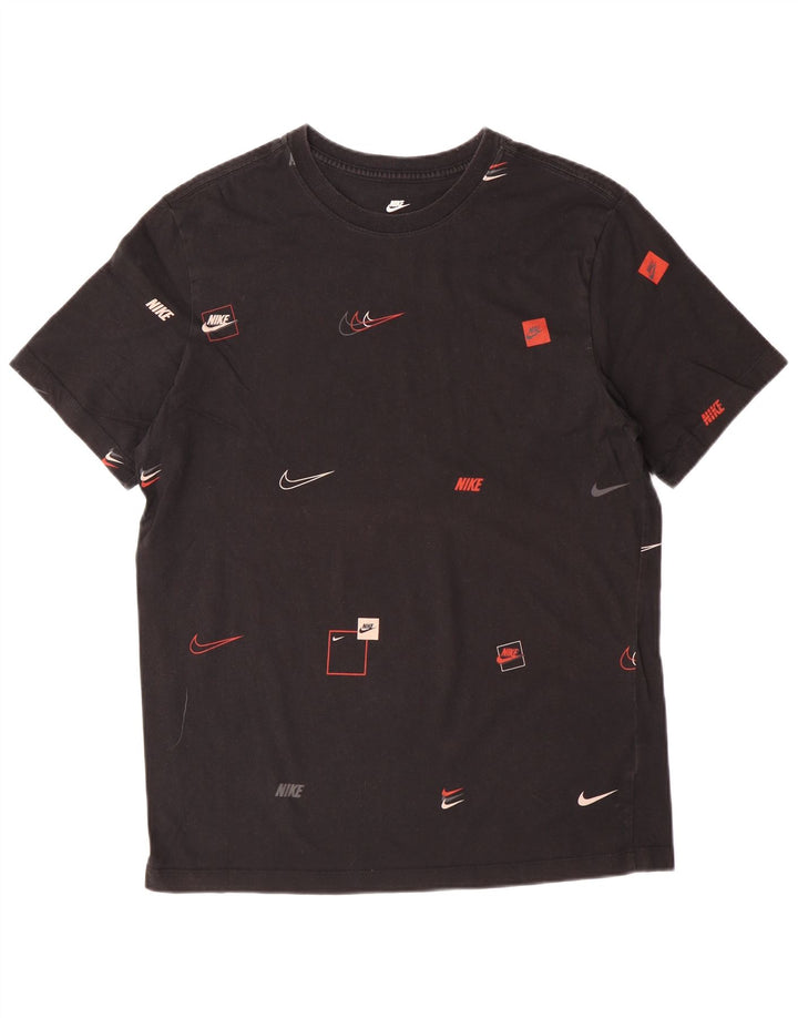 NIKE Herren-T-Shirt mit Grafik, mittelgroß, Schwarz