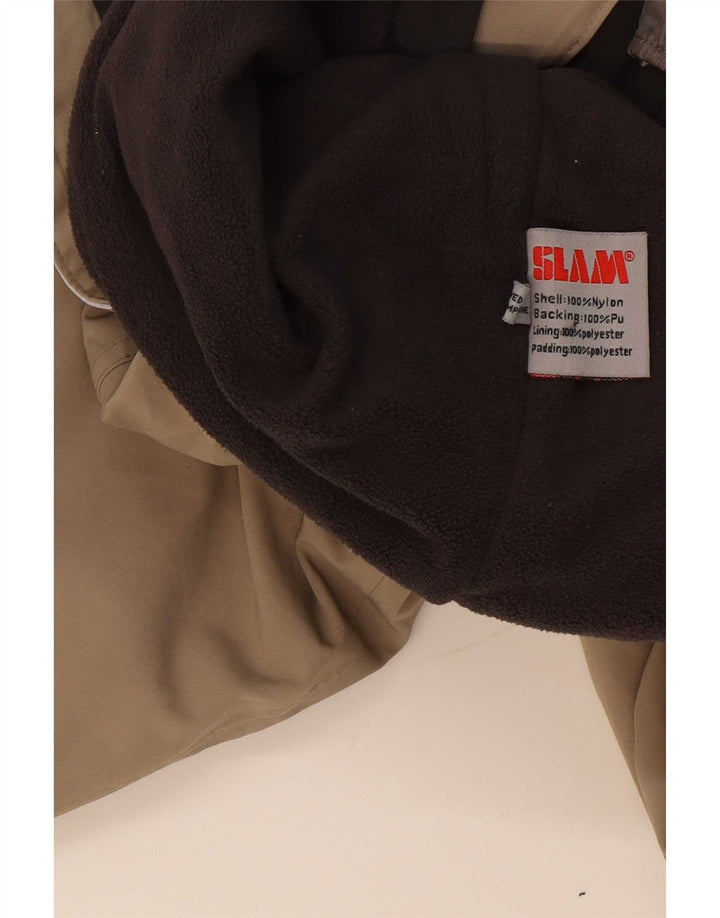 Slam Herren Bomberjacke UK 44 2XL Beige Nylon