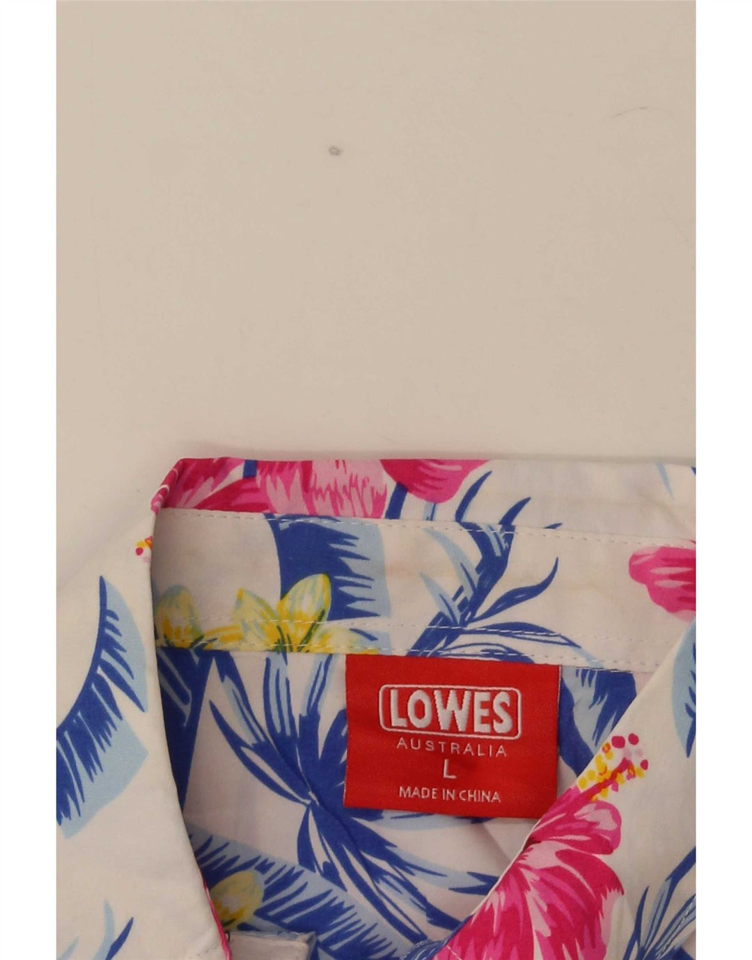 Lowes Herren Hawaii-Kurzarmhemd, groß, mehrfarbig, Blumenmuster