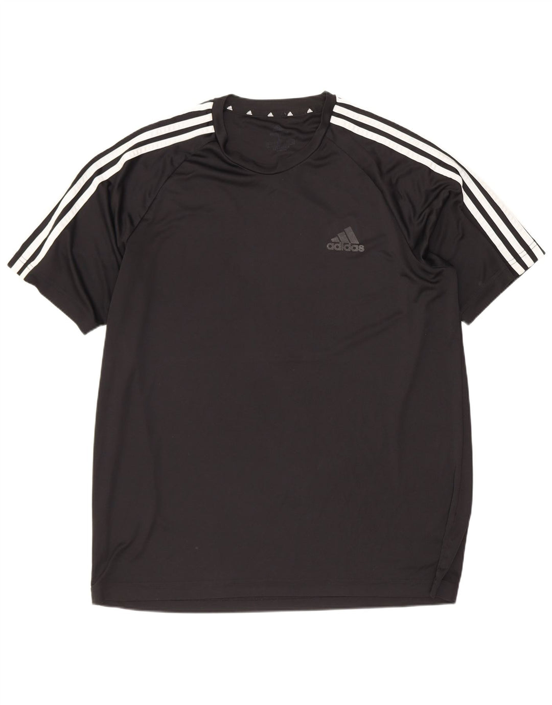 Adidas Herren T-Shirt Top Large Schwarz Polyester Sport