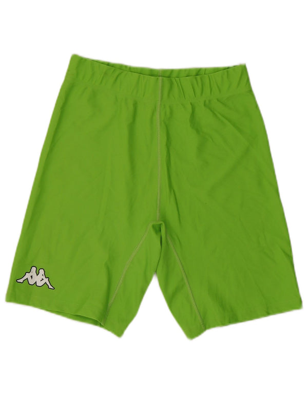 Kappa Damen Sportshorts UK 10 Small Grün Polyamid