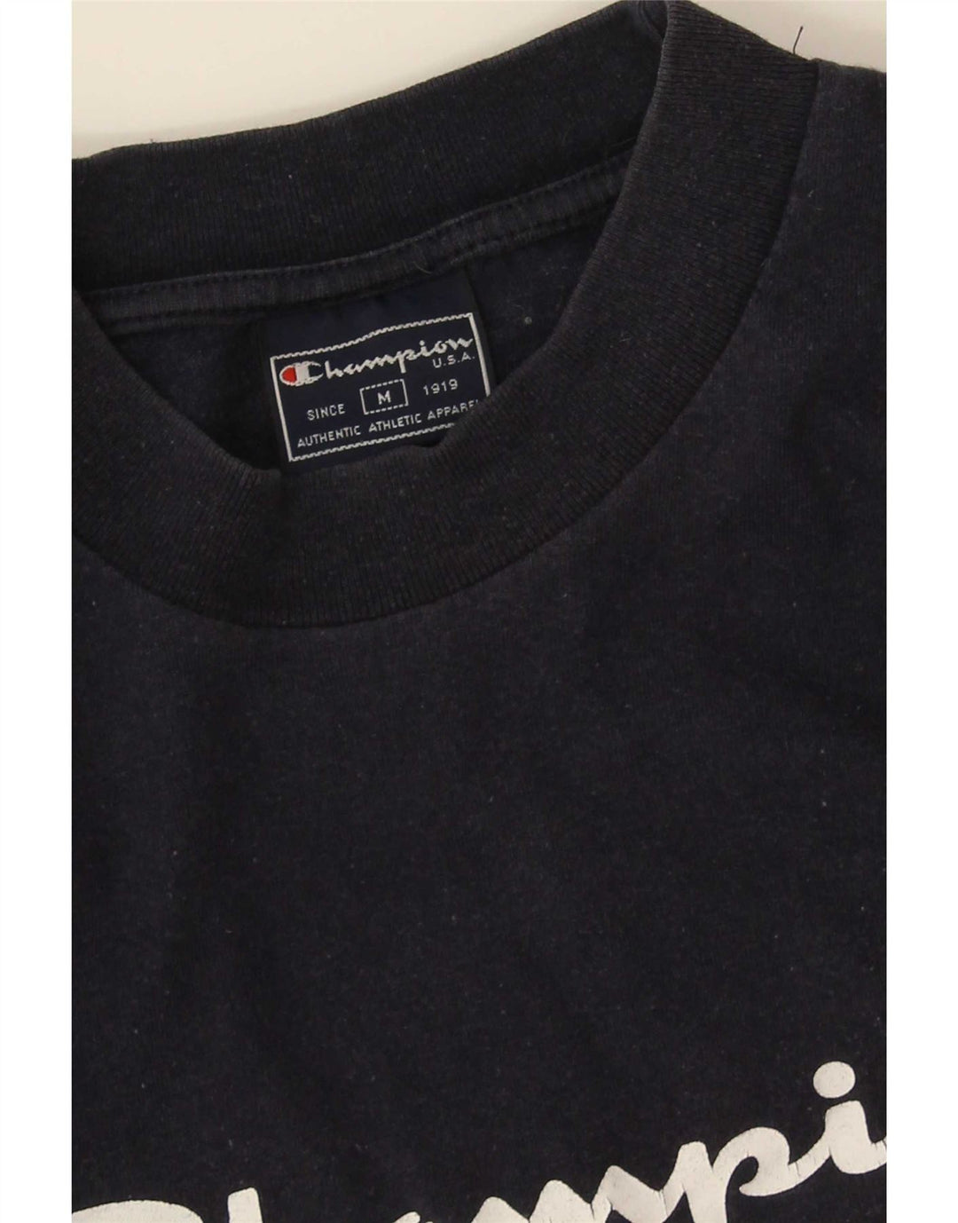 Champion Herren-T-Shirt mit Grafik, mittelgroß, Marineblau