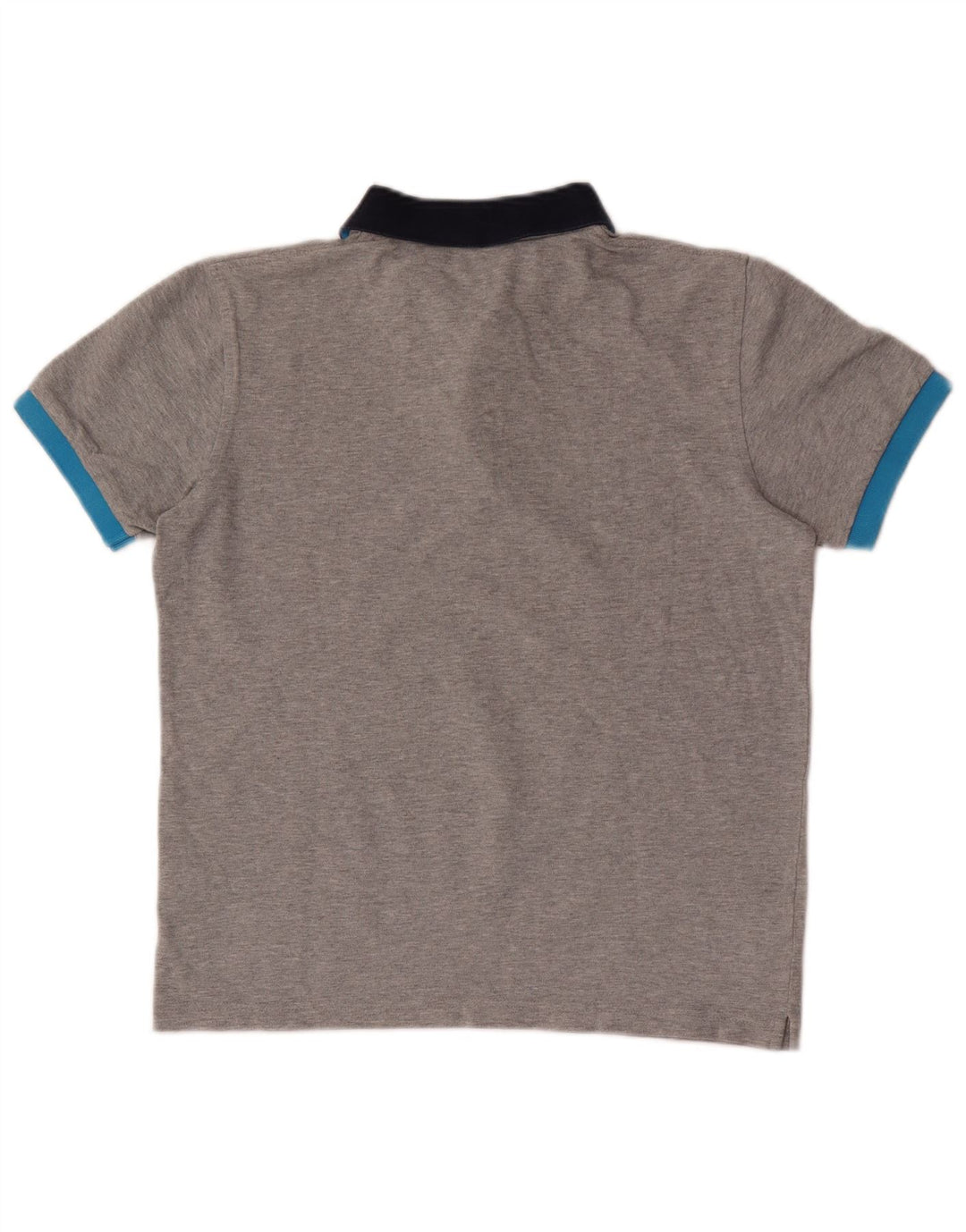 Sun68 Herren-Poloshirt, Größe S, Grau, Colourblock-Baumwolle