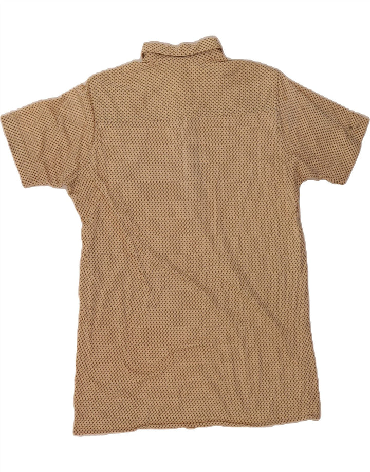 C & A Mens Abstract Pattern Pullover Shirt IT 48/50 Medium Beige Vintage C & A and Second-Hand C & A from Messina Hembry 