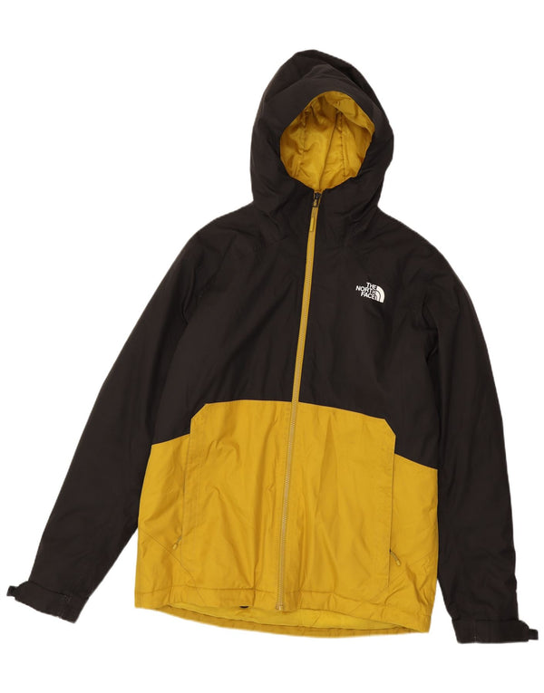 The North Face Herren-Windbreakerjacke mit Kapuze, UK 40, Größe L, Schwarz, Farbblock