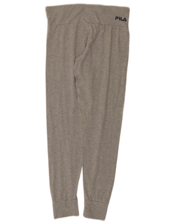 Fila Damen Leggings UK 12 Mittelgrau meliert