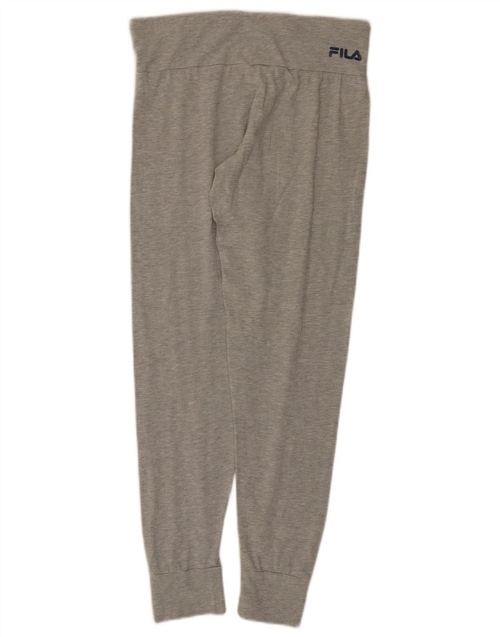 Fila Damen Leggings UK 12 Mittelgrau meliert