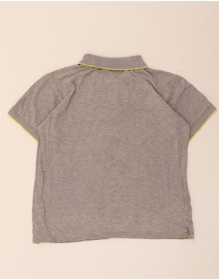 Lotto Herren Poloshirt Mittelgrau gestreift