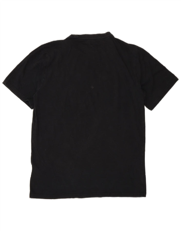 Converse Herren-T-Shirt mit Grafik, Größe S, schwarze Baumwolle