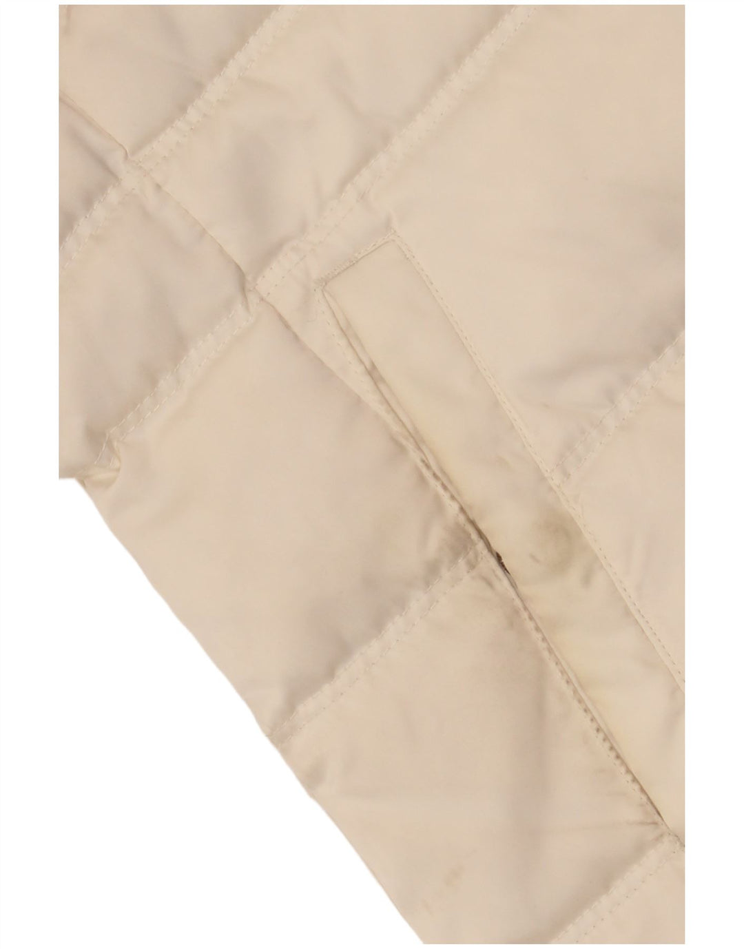 CALVIN KLEIN JEANS Damen Übergroße wattierte Jacke UK 10 Small Off White