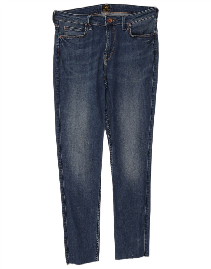Lee Damen Jodee Skinny Jeans W33 L28 Blaue Baumwolle