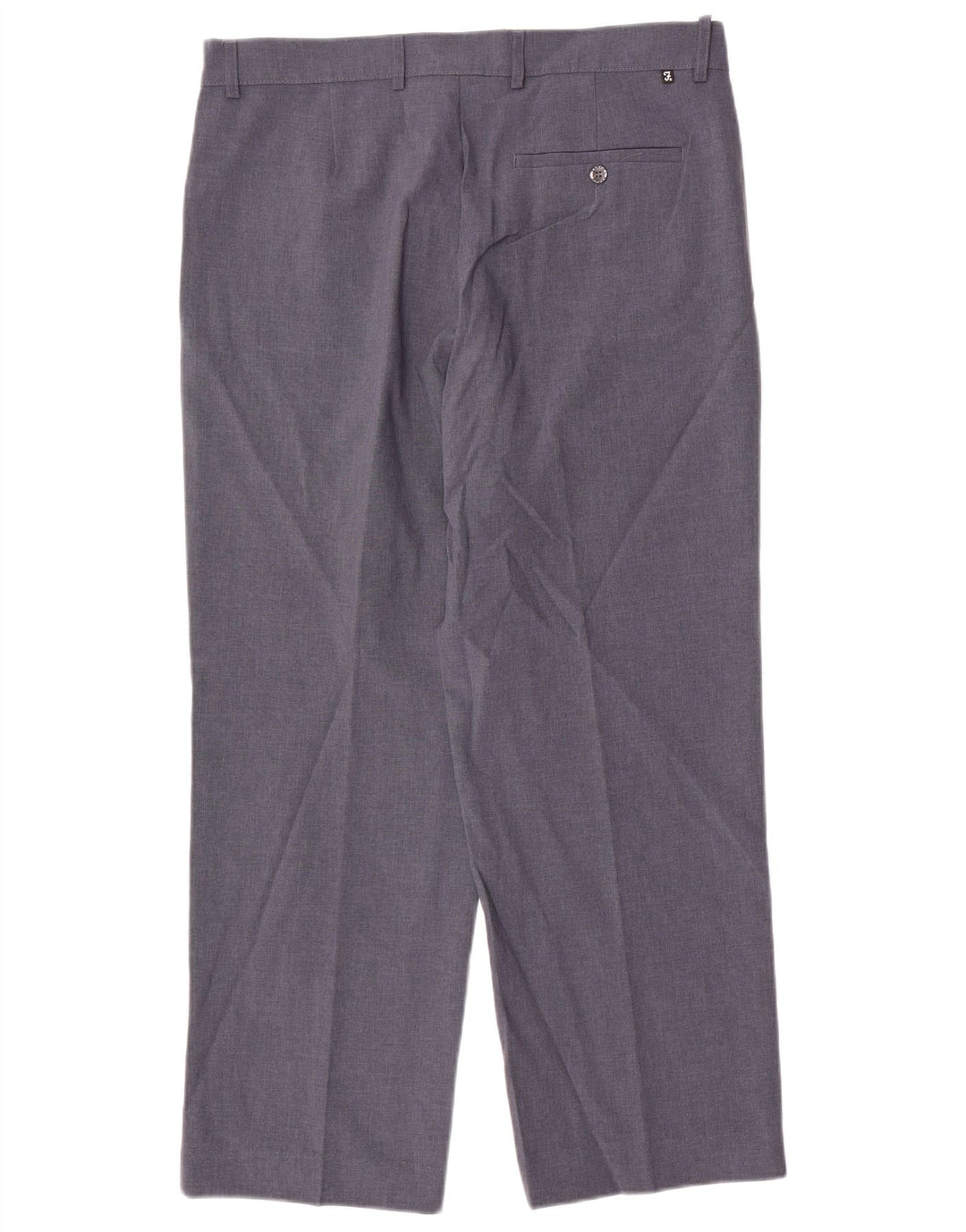 Farah Herren-Freizeithose, gerade, W36, L29, Blau, Polyester