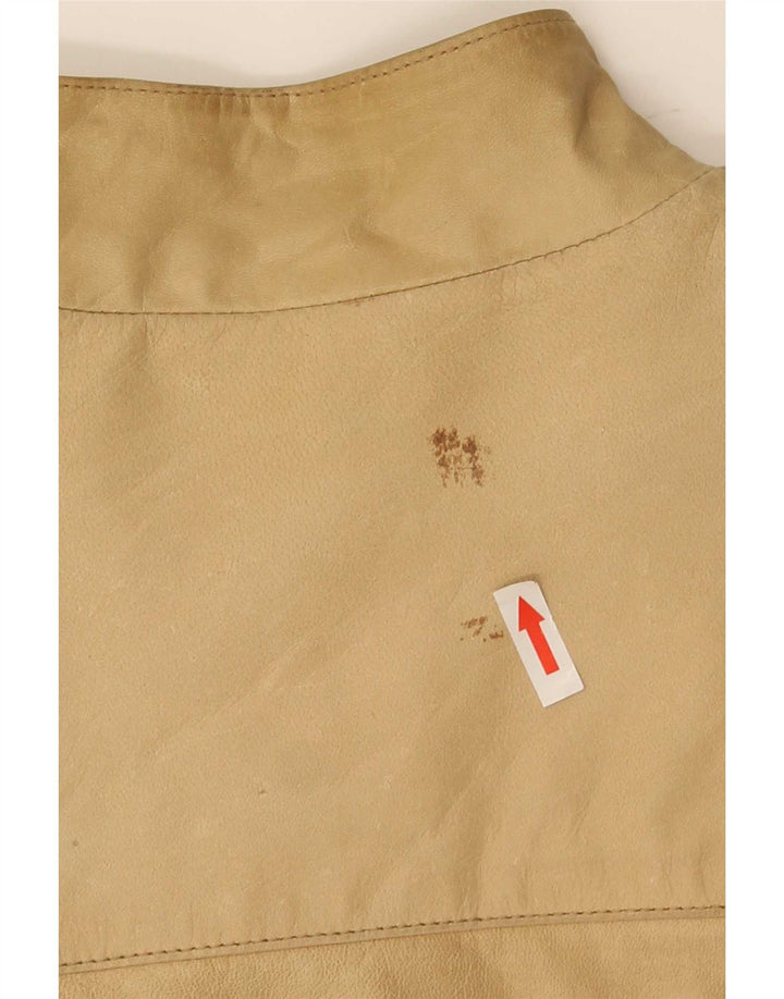 Conbipel Damen Lederjacke IT 44 Medium Beige