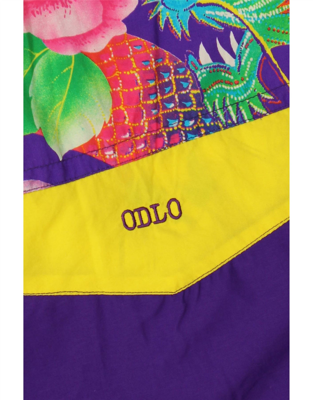 ODLO Damen Übergroße Anorakjacke EU 36 Small Purple Floral Polyester