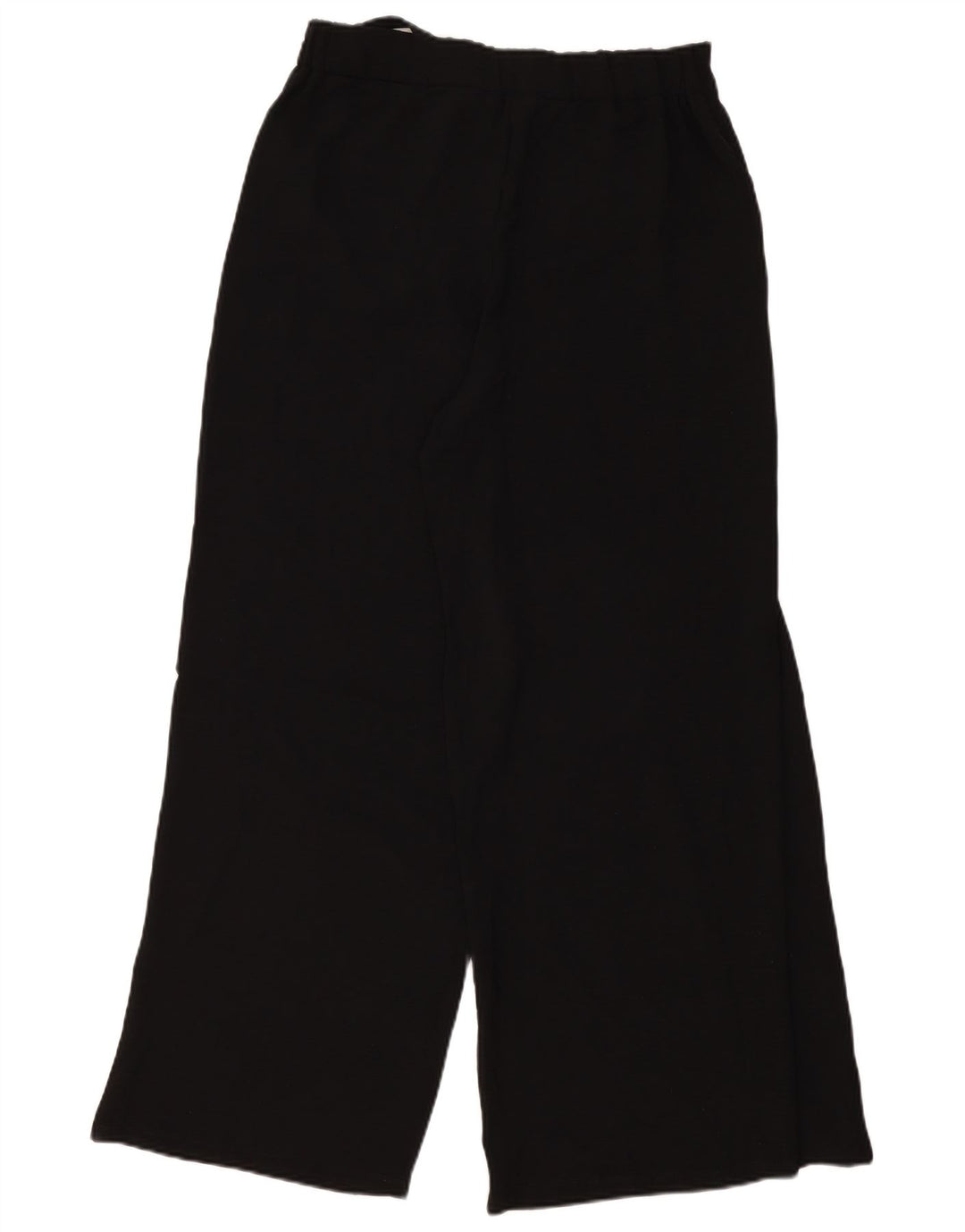 Zara Damen-Freizeithose mit weitem Bein, Größe L, W30, L30, Schwarz, Polyester