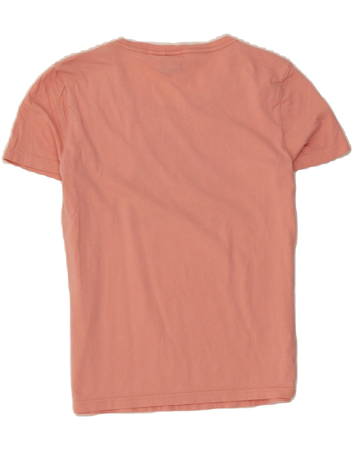 ADIDAS Womens Graphic T-Shirt Top UK 12 Medium Pink Vintage Adidas and Second-Hand Adidas from Messina Hembry 