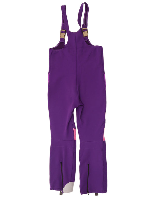 Dubin Damen Latzhose Skihose IT 52 2XL Lila Colourblock Acryl